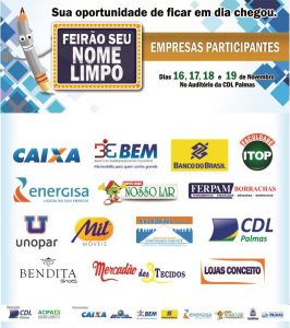 Empresas participantes  feirão nome limpo 2