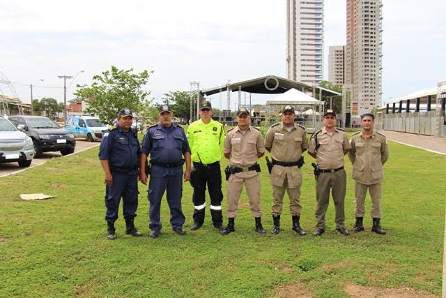 Operação integrada visa ganrantir segurança durante a festa da virada em Palmas.
