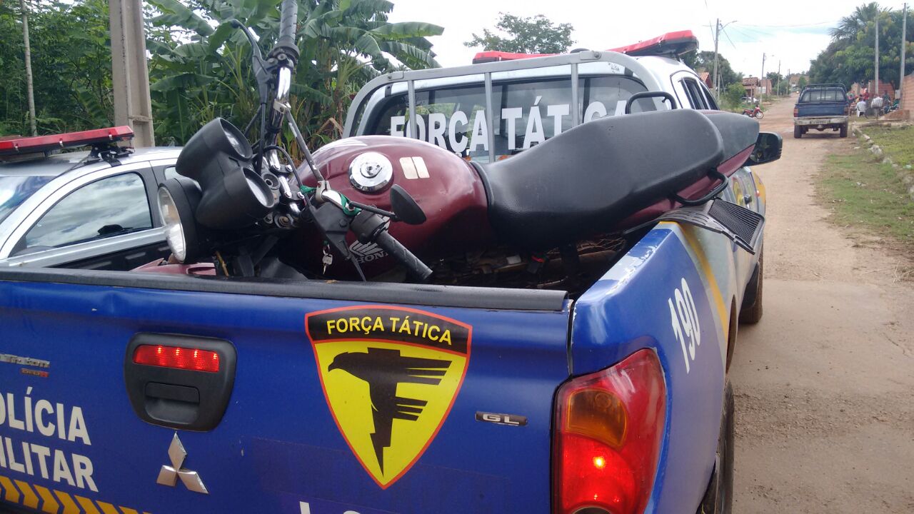 Motocicleta furtada recuperada em Guaraí