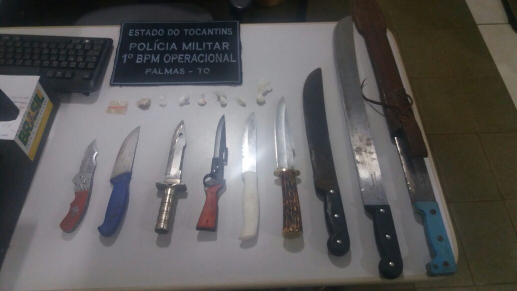 Objetos apreendidos durante Operação Expediente Operacional