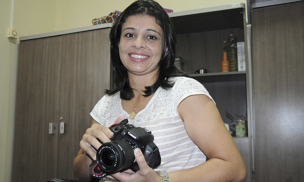 fotógrafa voluntária do projeto, Marilinda Pires Favaro