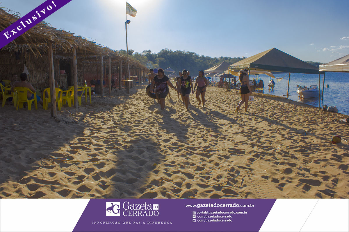 Praia do Funil - Miracema - Temporada de Praia 2017 - Tocantins - Brasil - Gazeta do Cerrado - Foto by Marco Aurélio Jacob