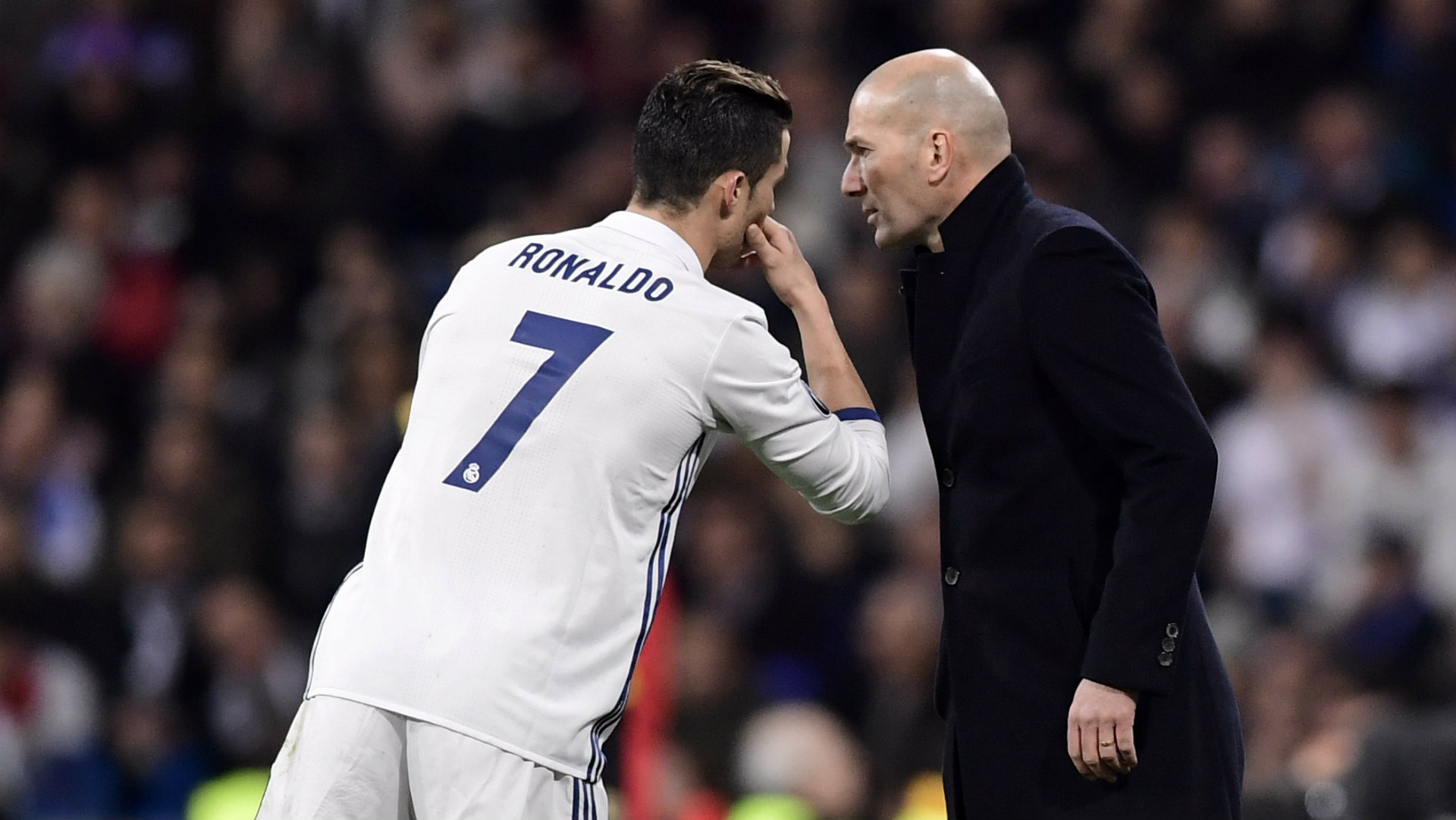 Cristiano Ronaldo e Zinedine Zidane, Real Madrid, ES