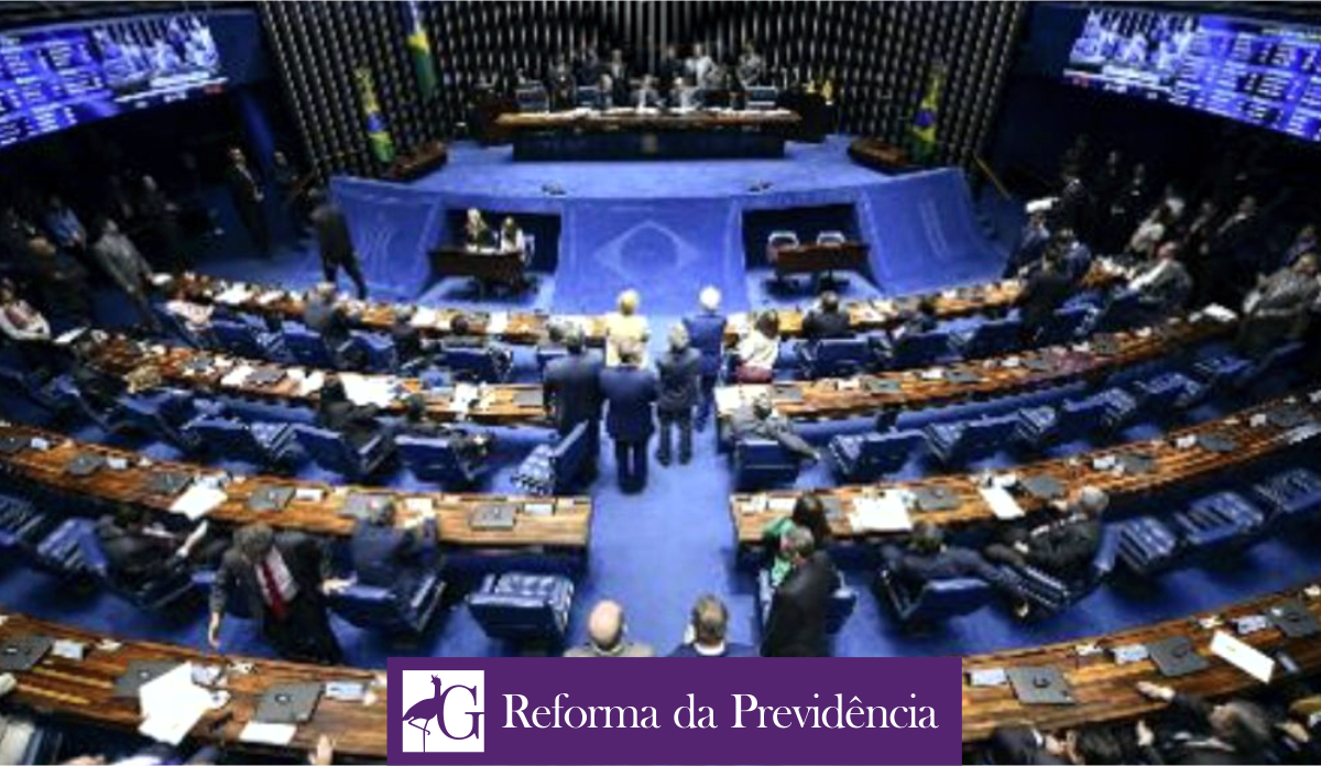 plenárioi durante a votação de reforma da previdência