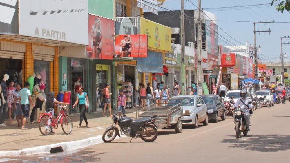 Comércios em Taquaralto, região sul de Palmas Reprodução Google Imagens