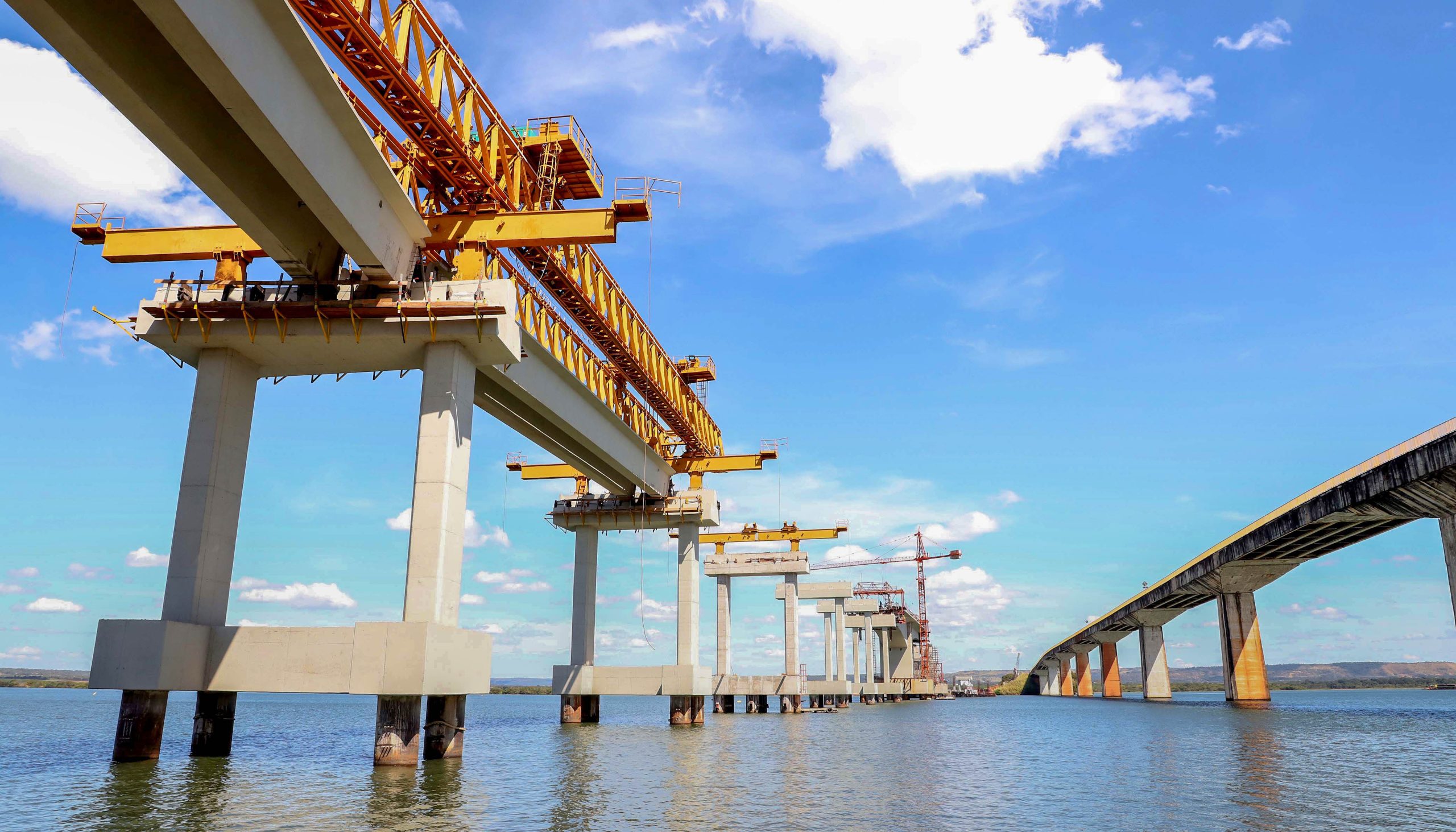 Nova Ponte de Porto Nacional está sendo construída - Foto- Aldemar Ribeiro/Governo do Tocantins
