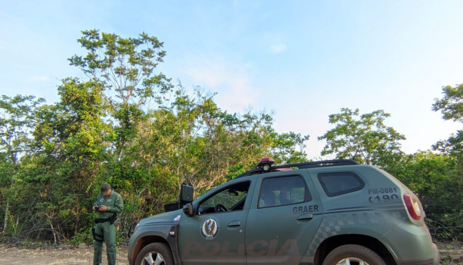 Mulher desaparecida foi encontrada pela PM em Gurupi - Foto- Polícia Militar do Tocantins