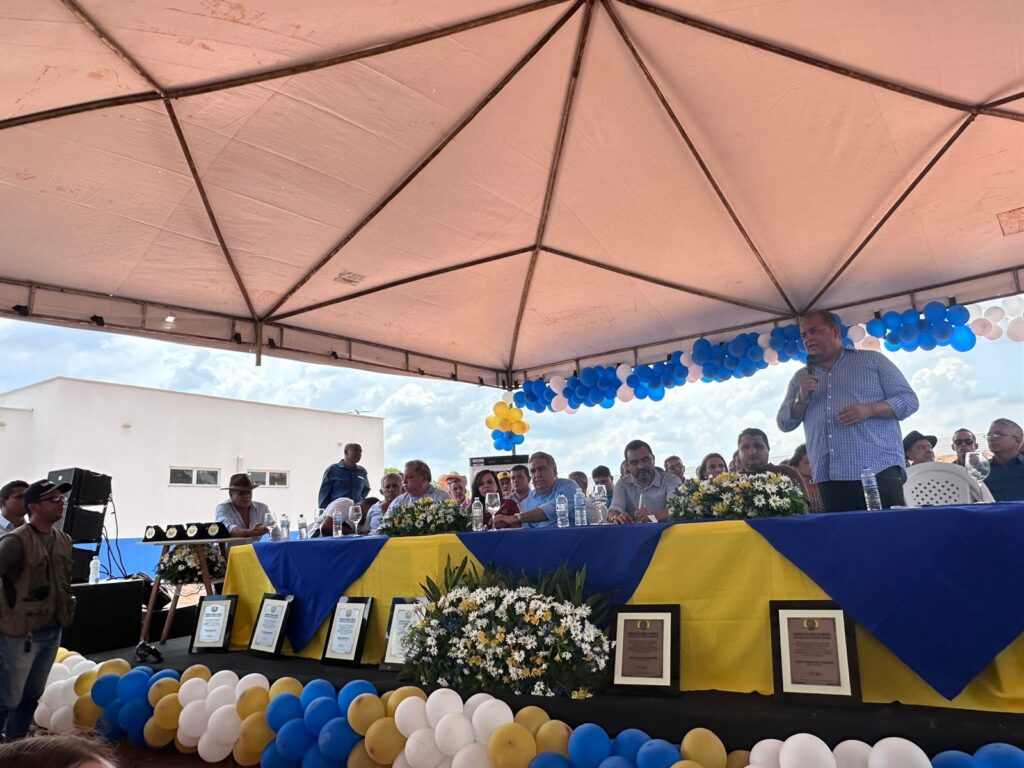 Eduardo Gomes no aniversário de 60 anos de Sítio Novo - Foto - Gazeta do Cerrado
