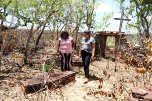 Cemitério chamado de Campo Santo pode virar sítio arqueológico, no interior do Tocantins — Foto: Manoel Junior/Governo do Tocantins
