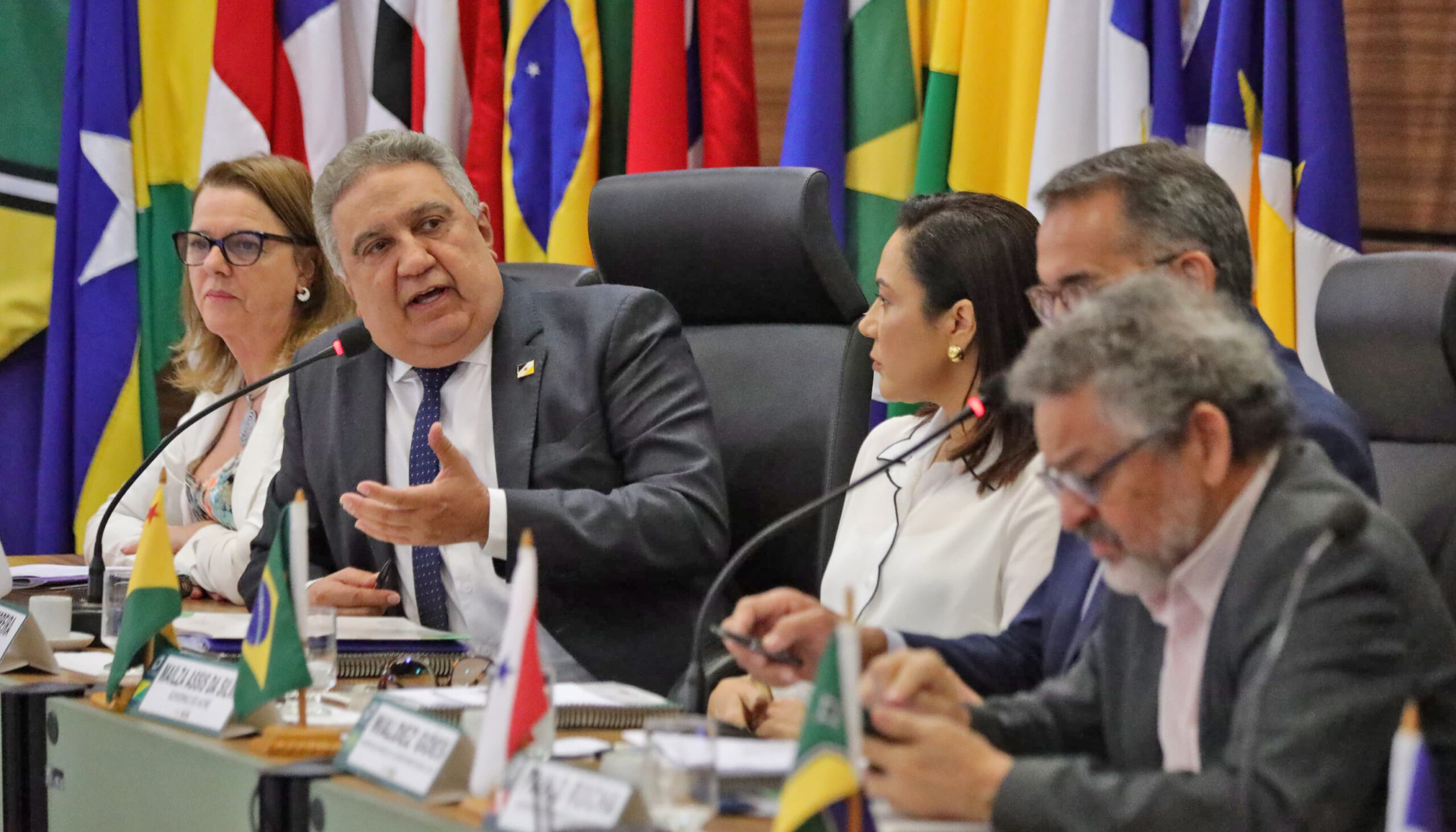 Vice-governador Laurez Moreira participa de reunião - Foto - Adilvan Nogueira/Governo do Tocantins