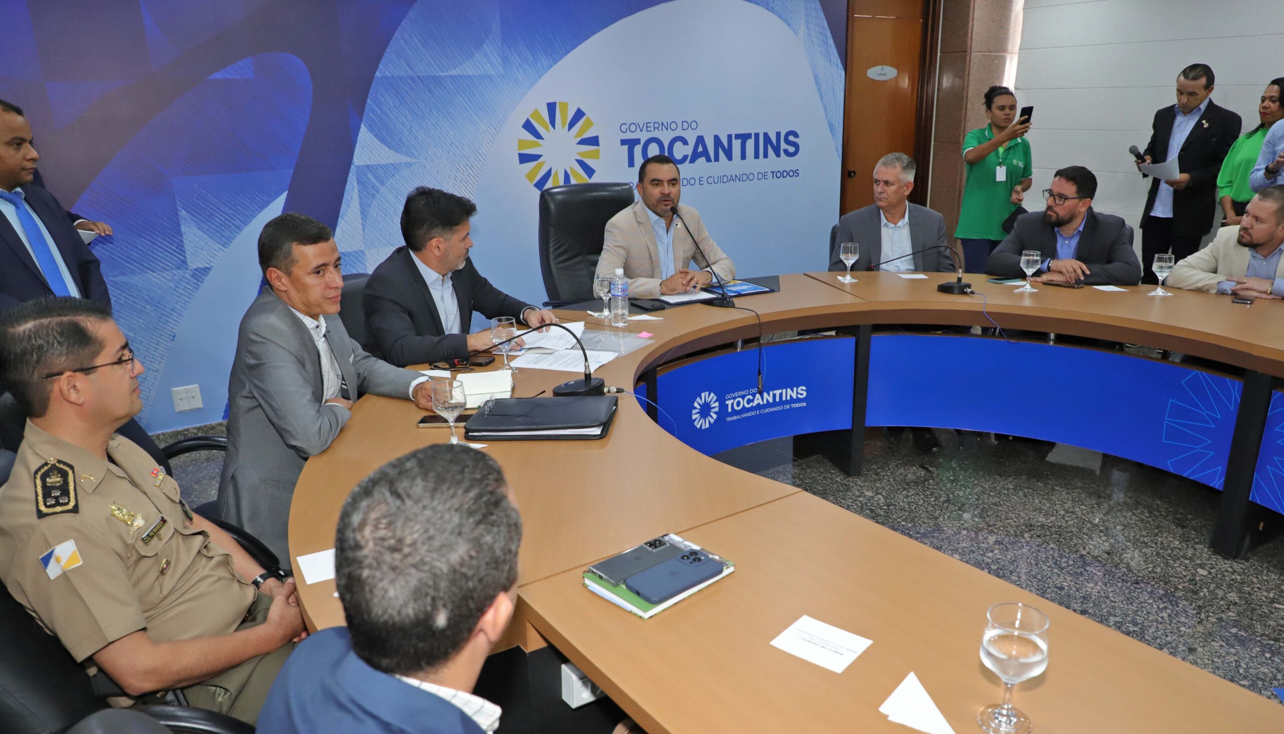 Governador fala sobre a importância do acordo - Foto - Aldemar Ribeiro/Governo do Tocantins
