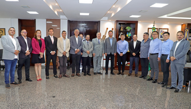 O encontro teve lugar no gabinete do Governador, no Palácio Araguaia José Wilson Siqueira Campos - Loise Maria/Governo do Tocantins