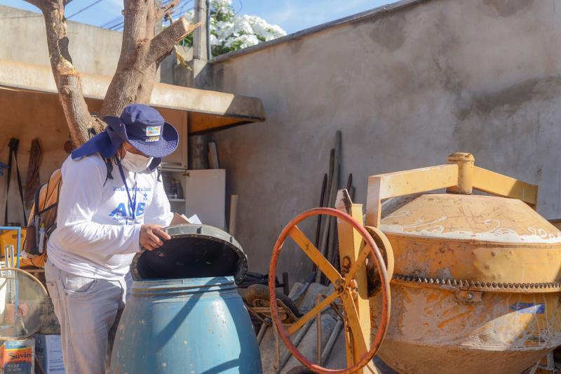 Mutirão na capital visa conscientizar comunidade sobre combate ao Aedes aegypti durante vistorias domiciliares - Fot o- Raíza Milhomem/Prefeitura de Palmas