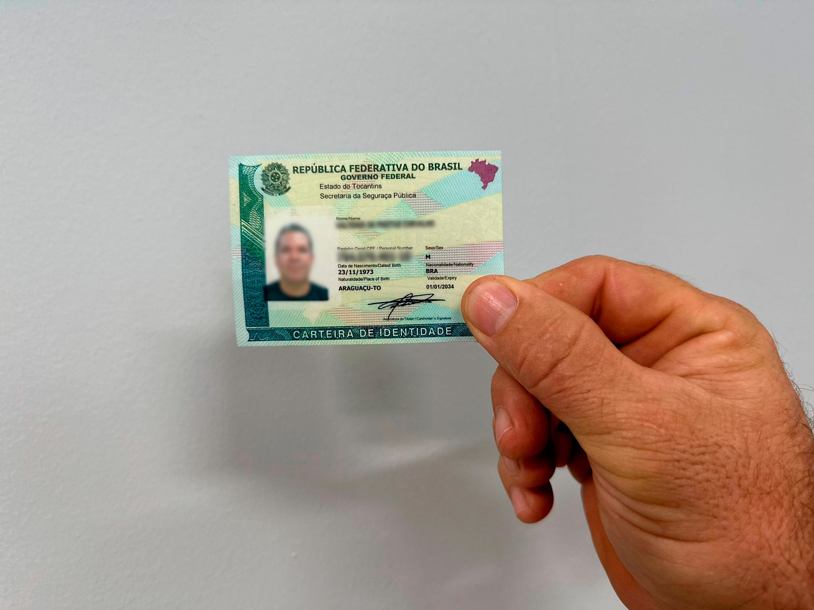 A nova CIN aumenta a segurança da identificação e diminui as fraudes - Foto - Adrielly Calixto/Governo do Tocantins