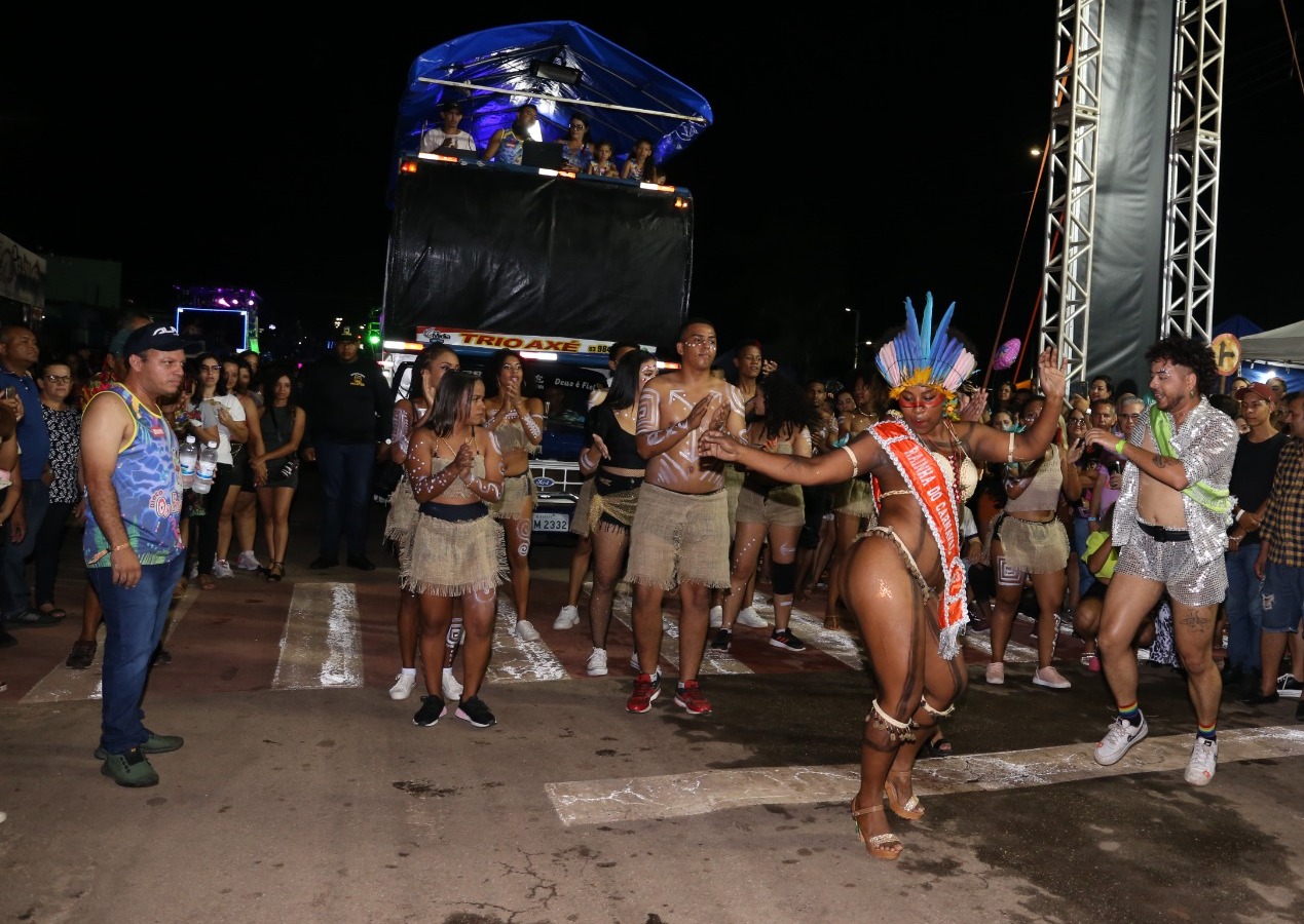 Bloco carnavalesco em Gurupi - Foto - Lino Vargas/Prefeitura de Gurupi