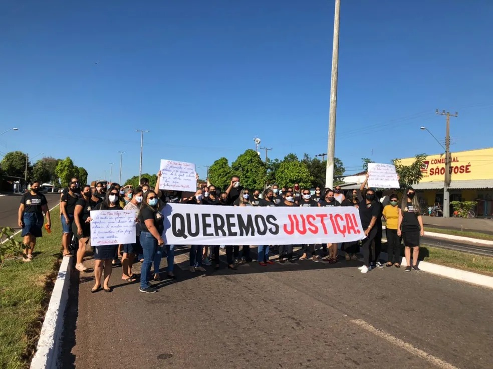 Caminhada pediu justiça pela morte da professora - Foto - Divulgação