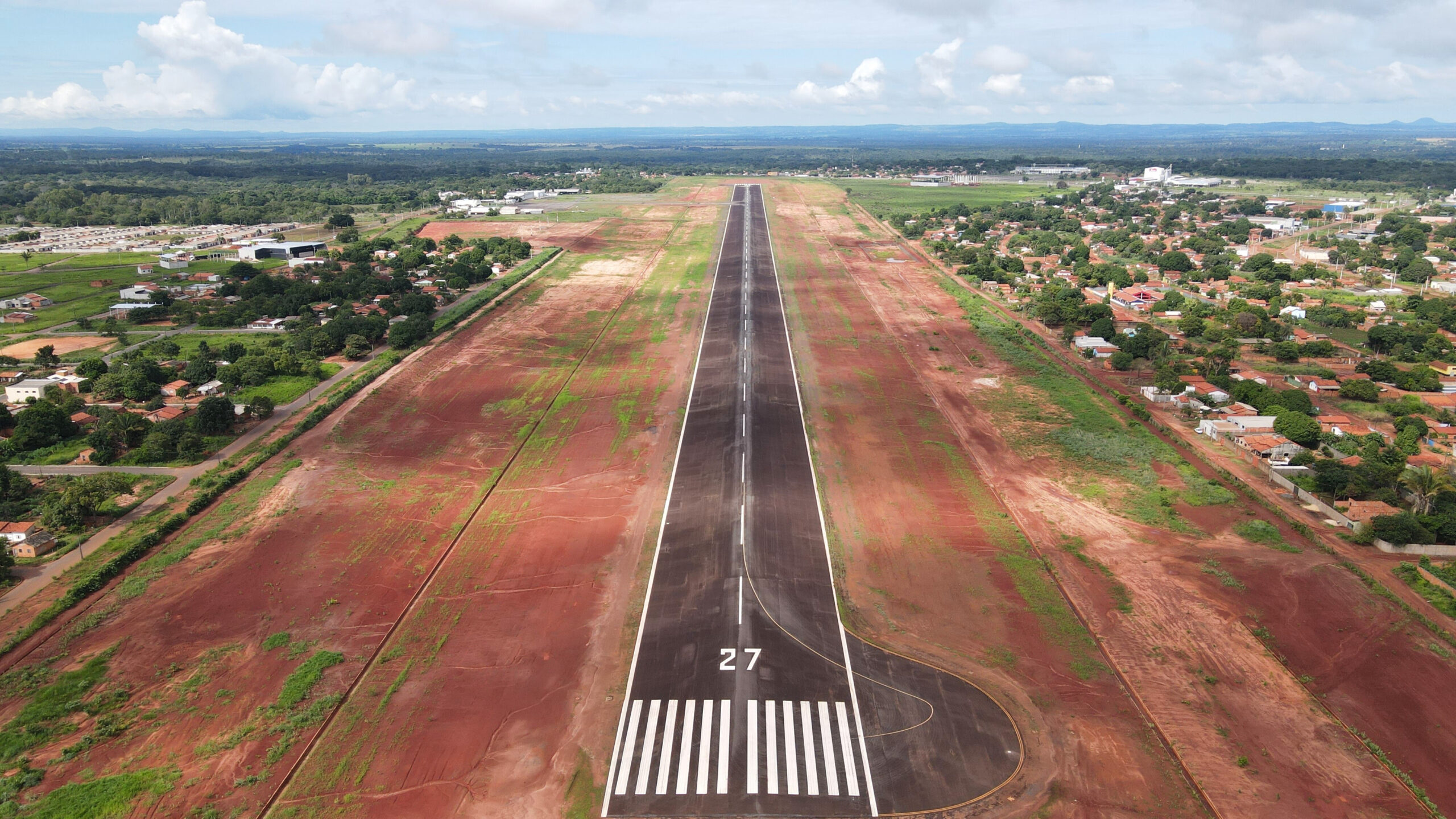 Pista do Aeroporto de Araguaína - Foto - Marcos Filho Sandes/Prefeitura de Araguaína