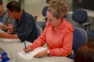 Prefeita de Gurupi, Josi Nunes assina contrato com a Caixa - Foto - G Félix Rocha