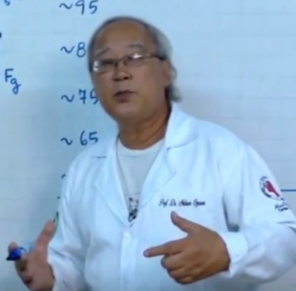 Nelson Ogawa, professor aposentado na UnirG, graduado em Ciências Médicas, Mestre e Doutor em Biofísica - USP