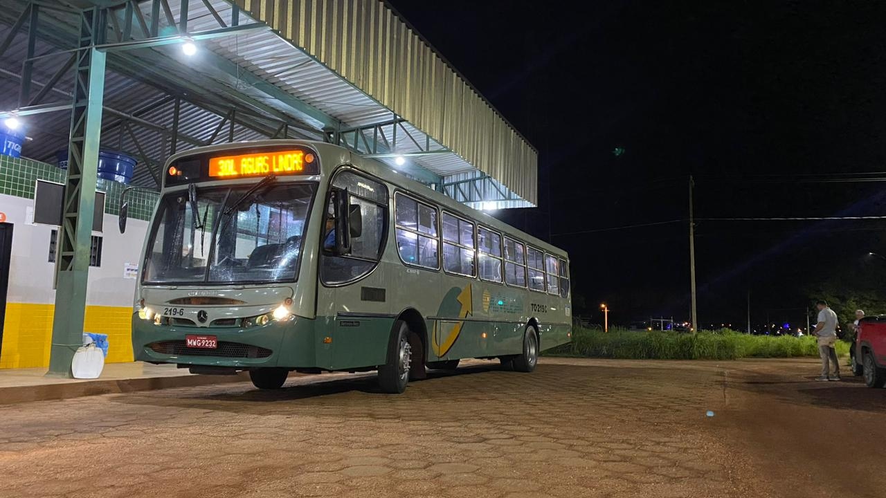 Transporte coletivo público em Luzimangues - Foto - Prefeitura de Porto Nacional