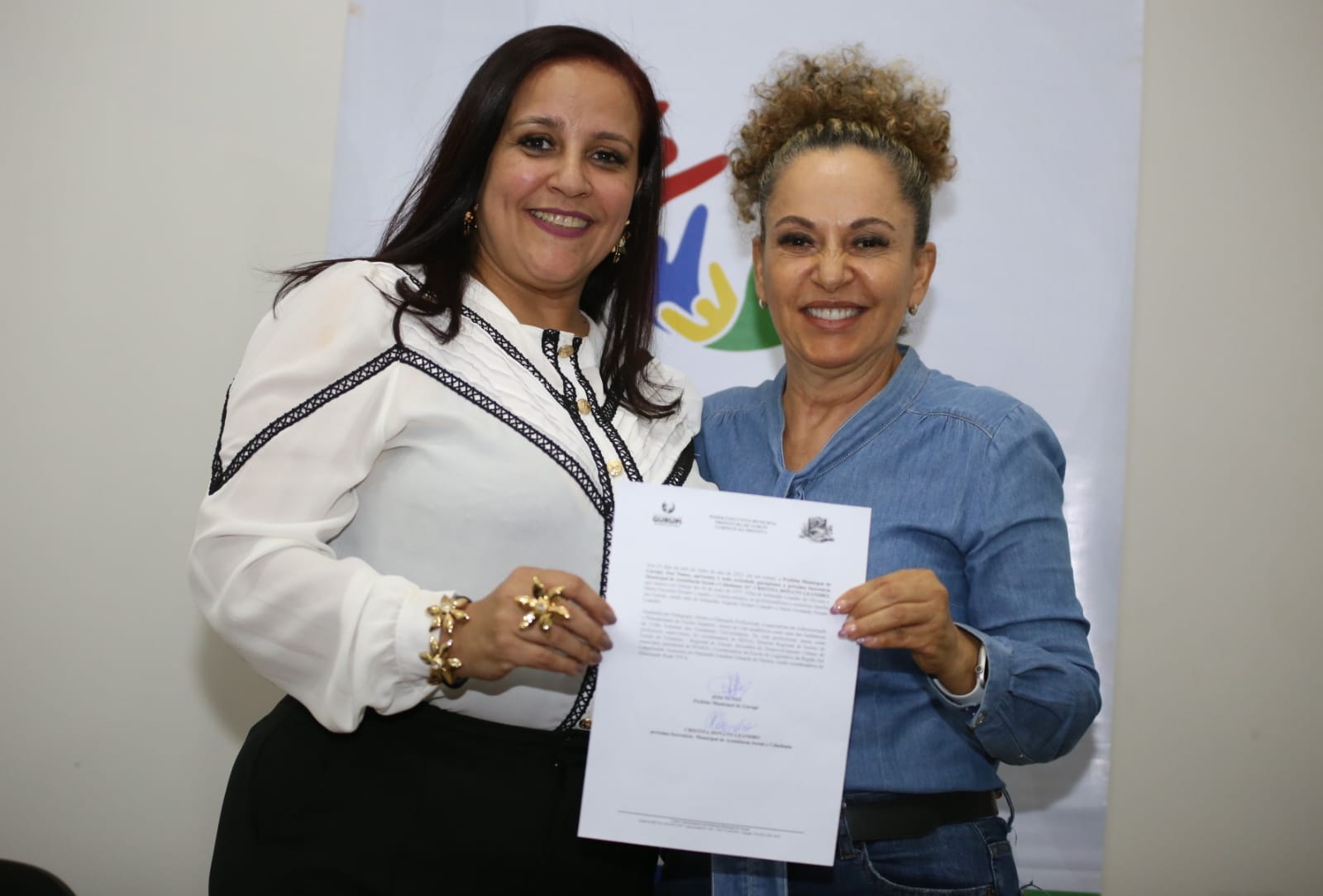 Prefeita Josi Nunes e Secretária Cristina Donato - Foto - Prefeitura de Gurupi