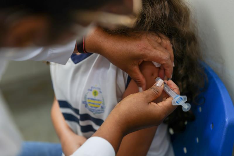 Vacina contra a dengue começou a ser aplicada em Palmas no último dia 28 de fevereiro - Foto - Regiane Rocha/Prefeitura de Palmas