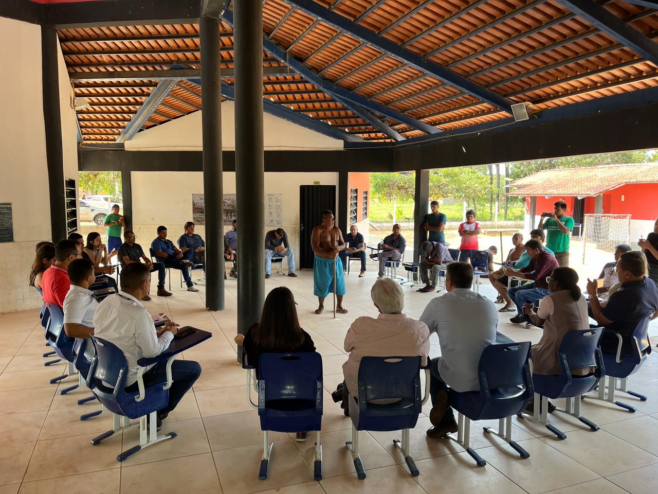 A partir das informações coletadas durante a visita, a comitiva irá trabalhar no desenvolvimento de propostas de projetos habitacionais, de saneamento básico e de cultivo irrigado - Foto - Governo do Tocantins