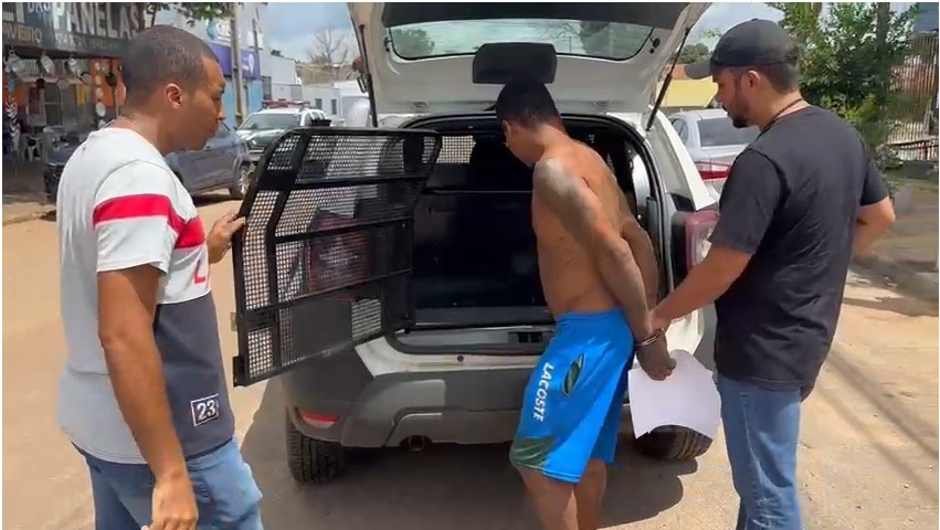 Homem foi preso em Palmas - Foto - SSP-TO