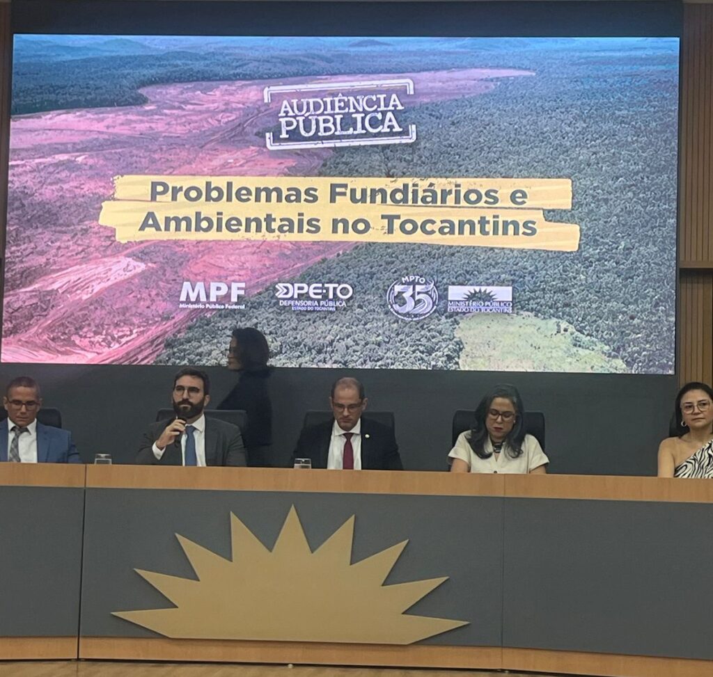 MPE-TO - Audiência Publica Regularização Fundiária e Meio Ambiente - Tocantins