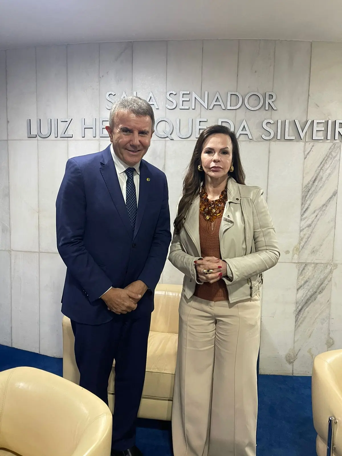 Eduardo Siqueira tem audiência com senadora e coordenadora da bancada Dorinha e trata de recursos para a capital