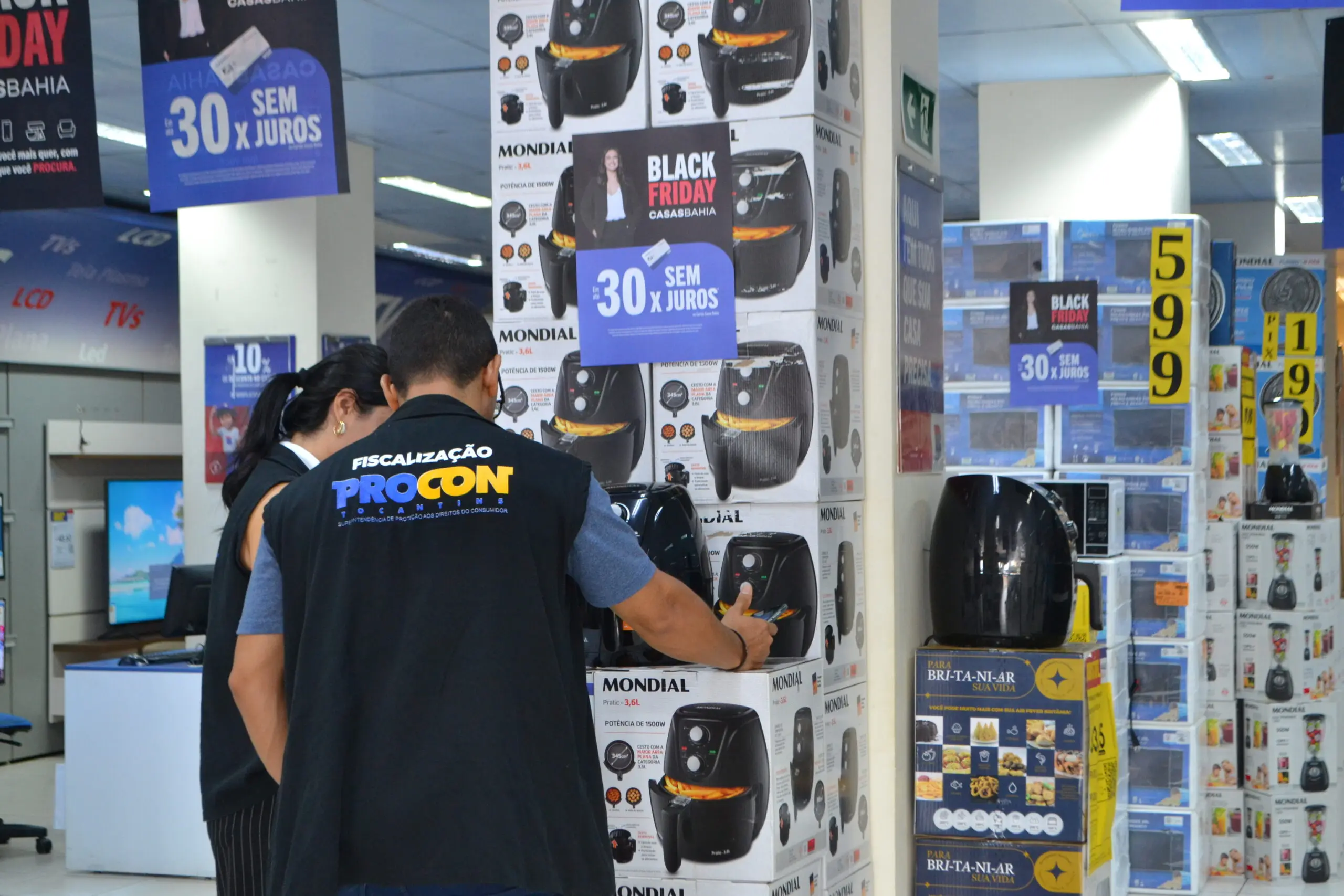 Mais de 180 empresas no TO são monitoradas pelo Procon sobre ofertas de Black Friday