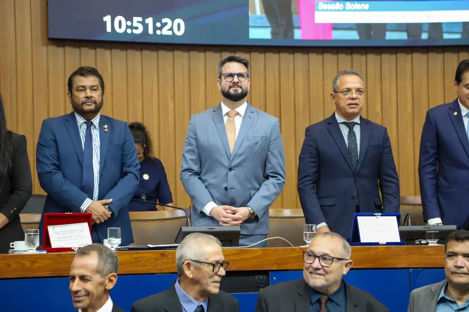 Na Aleto: Mantoan presta homenagem aos auditores fiscais durante solenidade