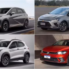 Volkswagen Polo, Chevrolet Onix Plus, BYD Dolphin e Fiat Pulse podem entrar no programa Move &mdash; Foto: arte/g1
