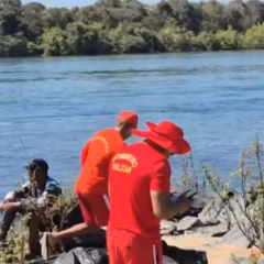 V&iacute;tima foi localizada cerca de 90 quil&ocirc;metros do local do afogamento - Foto: Reprodu&ccedil;&atilde;o/TV Anhanguera
