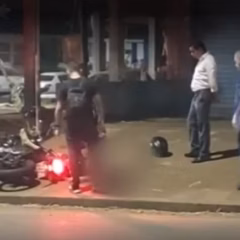 Ataque em via p&uacute;blica deixou homem morto na regi&atilde;o sul de Palmas - Foto: Reprodu&ccedil;&atilde;o/TV Anhanguera
