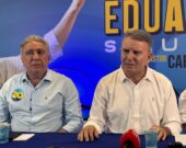 COLETIVA: Laurez diz que não considera apoio a Eduardo deslealdade ao Palácio e que consultou Avelino e Paulo Sidnei